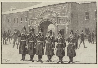 Christmas in Canada, Dinners up at the Citadel of Quebec by William Barnes Wollen